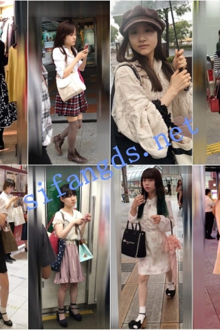 sw001日本【BOMB系列】CD 街边问路电梯撩裙 212部
